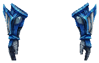 Blue Eye Light Wizard Gloves